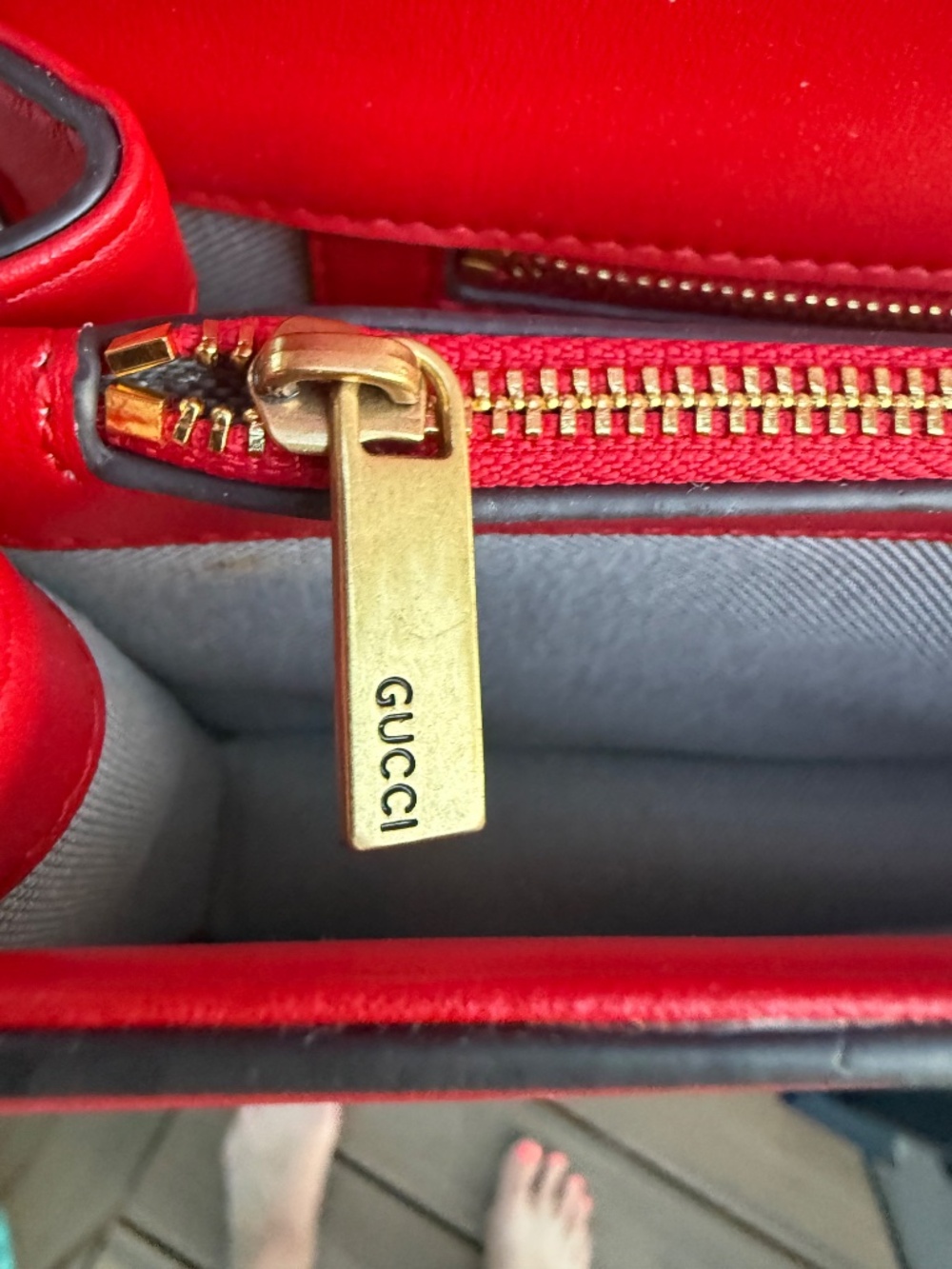 Marmont Chain Leather Medium shoulder bag - Picture 8 of 15